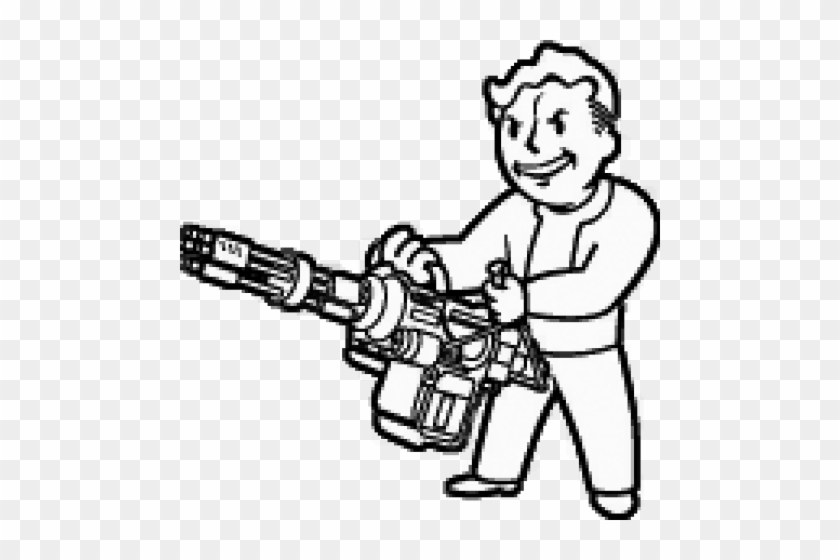 Gatling Gun Screenshots - Fallout Vault Boy Heavy Guns #1021114