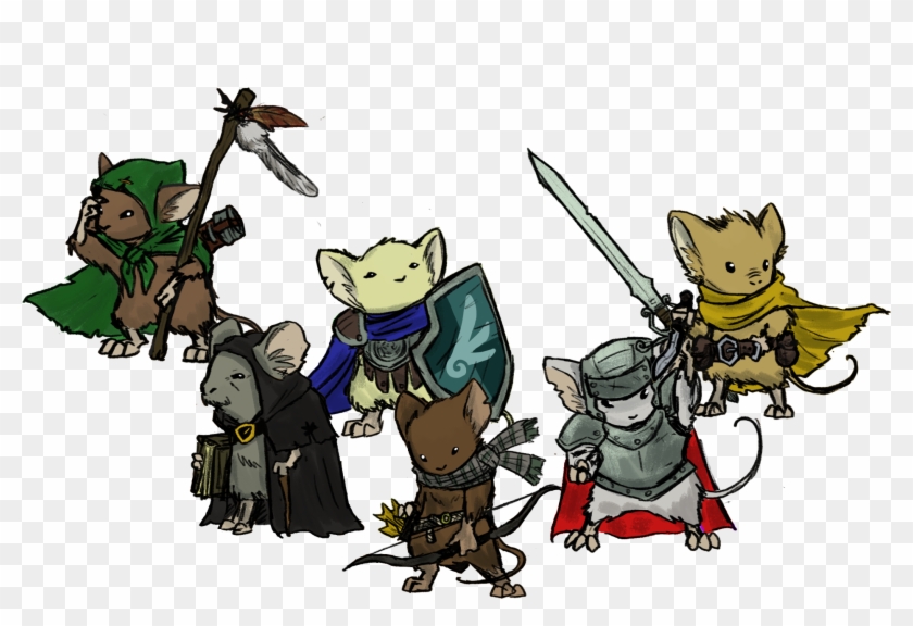 Characters Drawn By Jon Ying From The Mouse Guard Campaign - Dungeons And Dragons Mouse #1021119