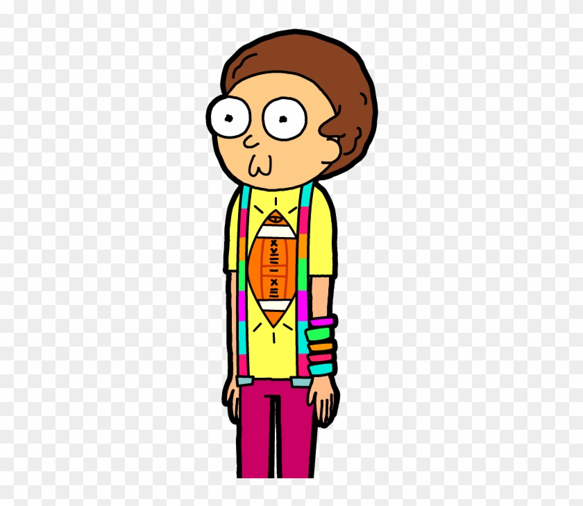 Pm-030 - Rainbow Shirt Morty #1021286