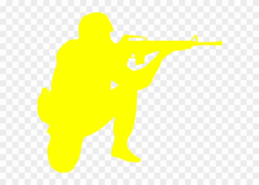 Yellow Soldier Clip Art At Clker - Infantry Men Saying #1021357