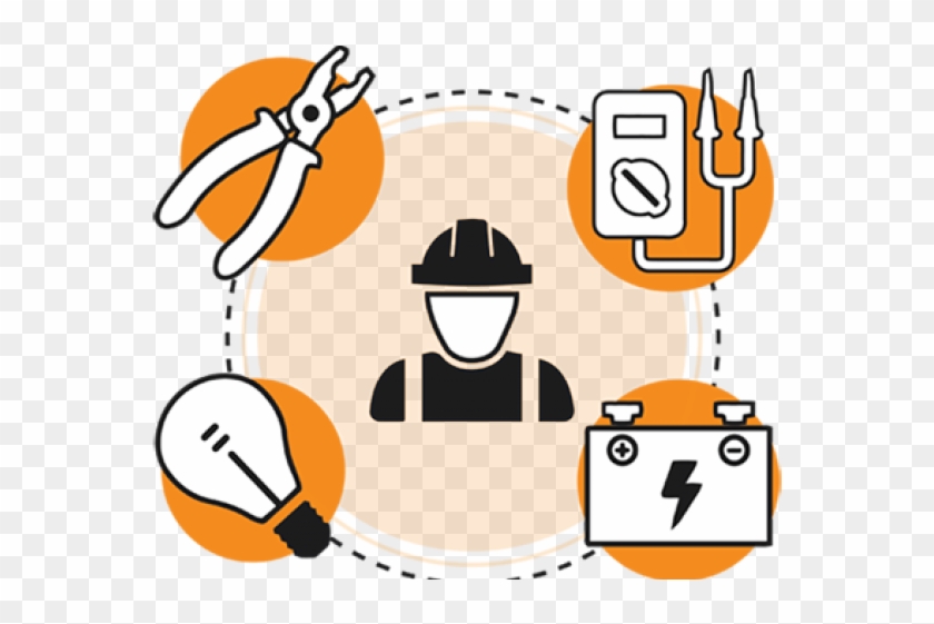 Electrician Clipart Electrical Contractor - Bournemouth #1021392
