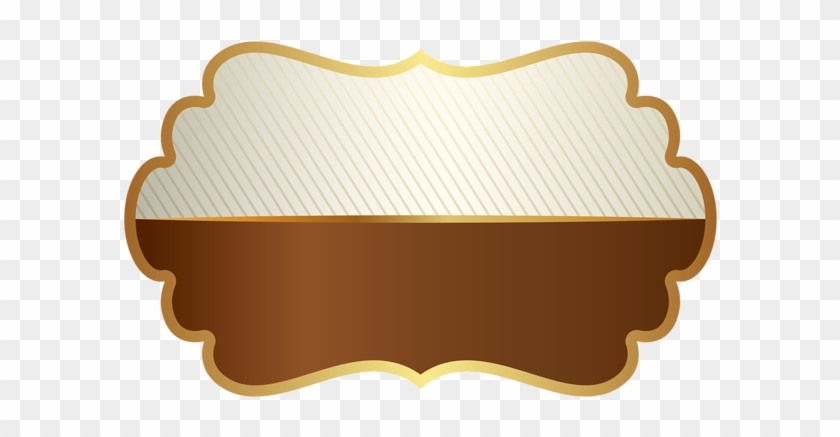 Label Template Brown Clip Art Png Image - Brown Label Template #1021421