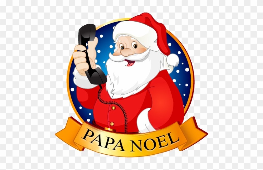 Papa Noel Message - Santa Merry Christmas Cake Topper Edible Sugar Icing #1021509