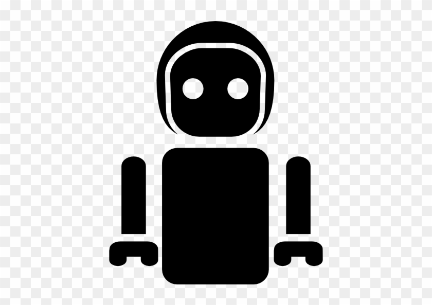 Robot With Round Head Free Icon - Iconos Brazo Robotico Png #1021551