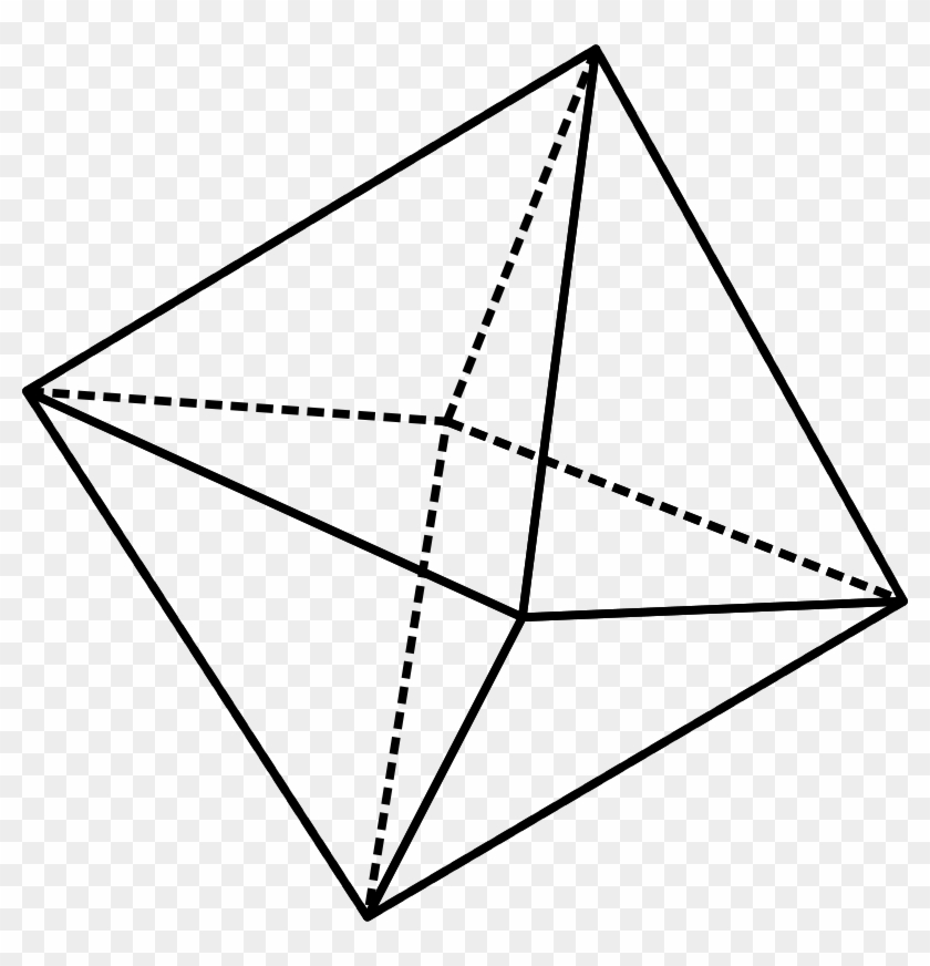 Free Octahedron Free Cliff - Octahedron Png #1021570