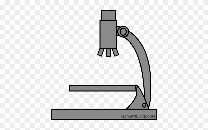 Microscope Tools Free Black White Clipart Images Clipartblack - Clip Art #1021613