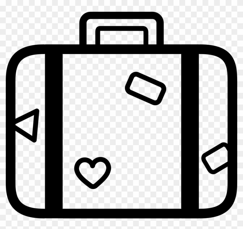 Png File - Suitcase Outline Png #1021620