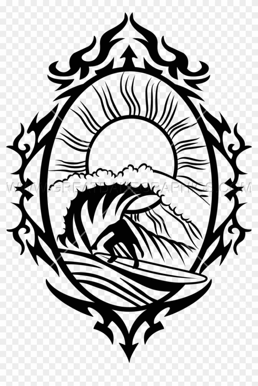 Tribal Surfer - Emblem #1021671