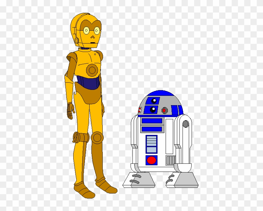 C 3po And R2 D2 In Eg Style By Magic Kristina - C-3po #1021755
