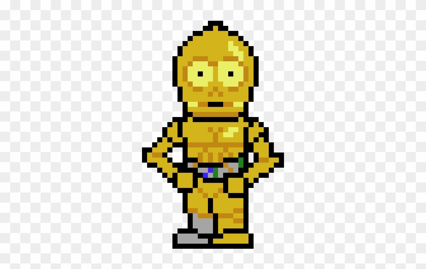 C3po - Pixel Art Star Wars C3po #1021759