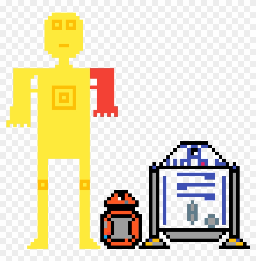 Star Wars R2 D2,c3po,and Bb - Illustration #1021768