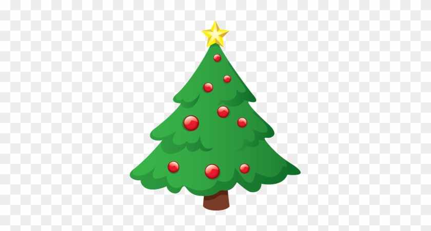 Xmas-tree - Simple Christmas Tree Clipart #1021769