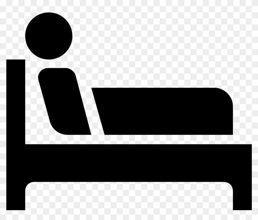The Image Is Of A Bed With A Person On It - Bed Icon #1021779