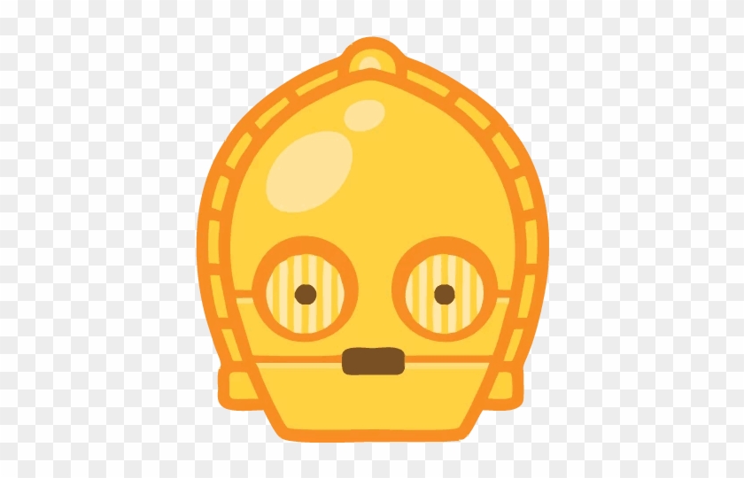 Anakin Skywalker C-3po Stormtrooper Star Wars Emoji - Star Wars Emoji C3po #1021784