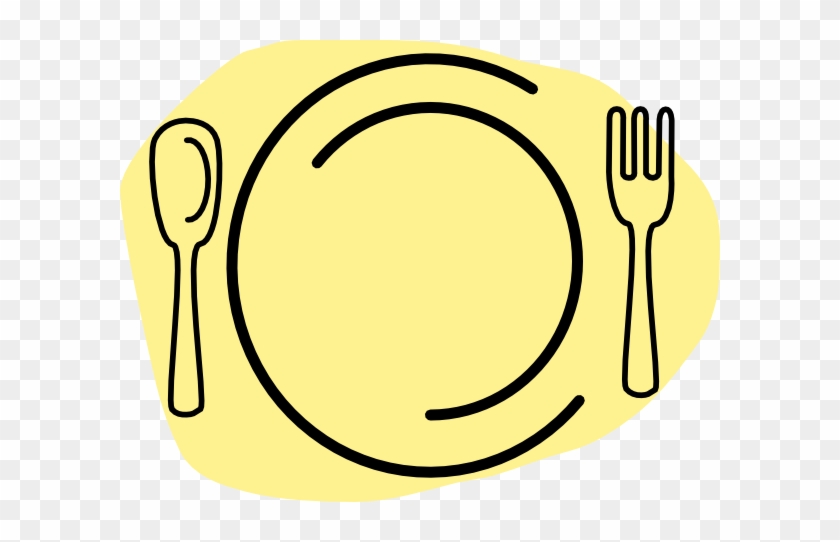 My3 Clip Art At Clker - Plate Spoon Fork Logo #1021796