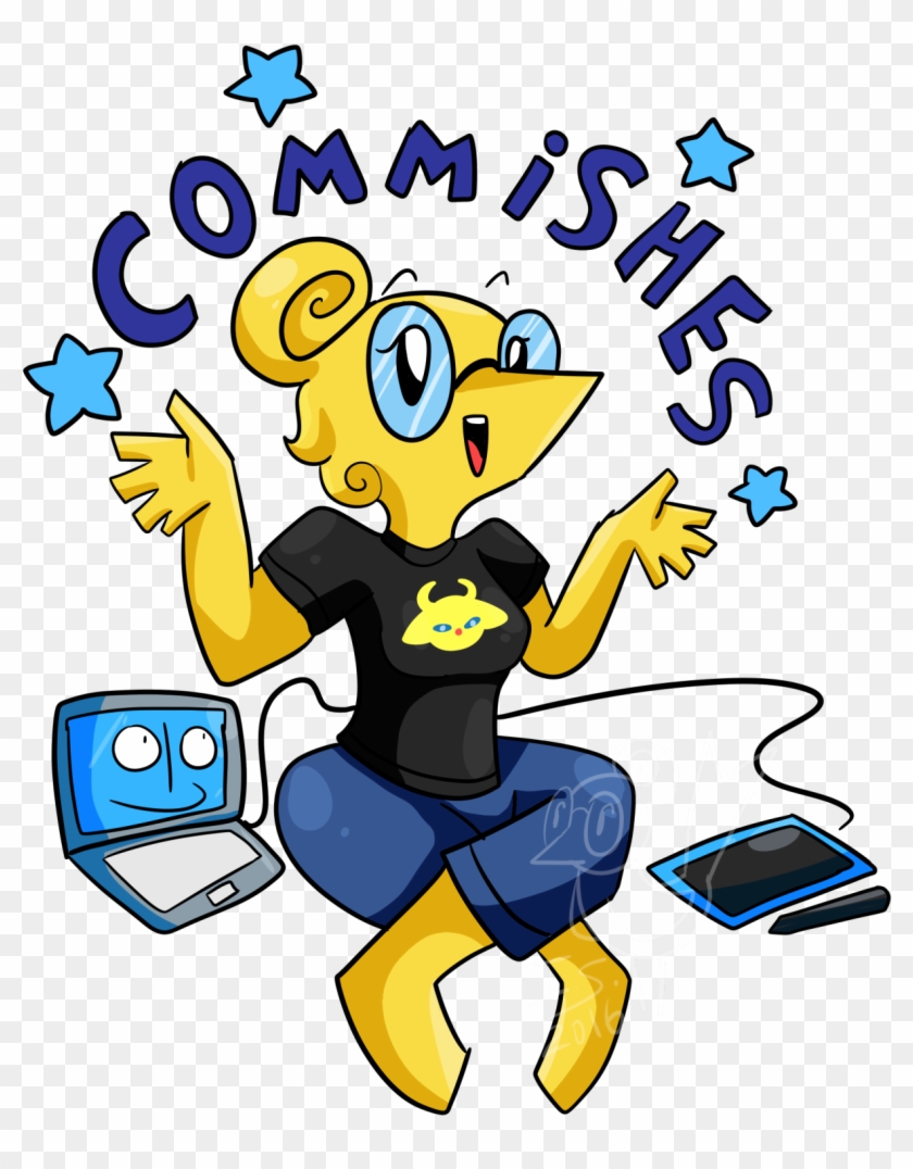 “ Commissions Are Open Hey, I Have Commissions Open - Cartoon #1021810