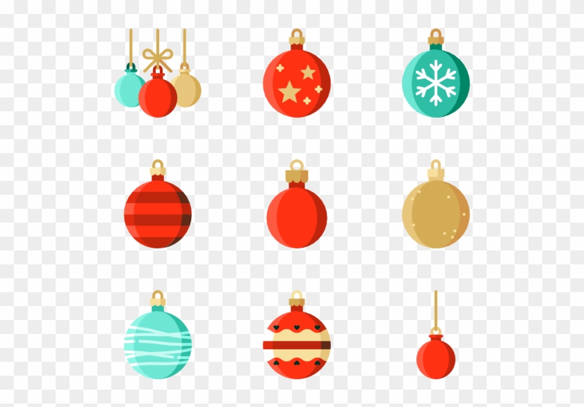 Christmas Ball Cartoon Icon - Christmas Balls Vector Png #1021836