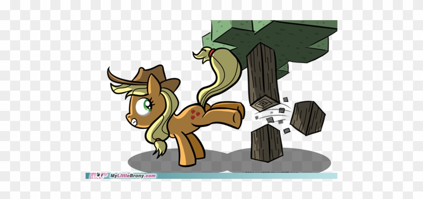 Applejack Should Avoid Minecraft - My Little Pony Minecraft #1021901