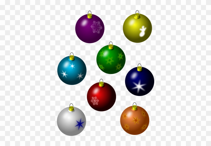 Selection Of Christmas Ornaments Vector Image - Christmas Decorations Vector Green #1021989