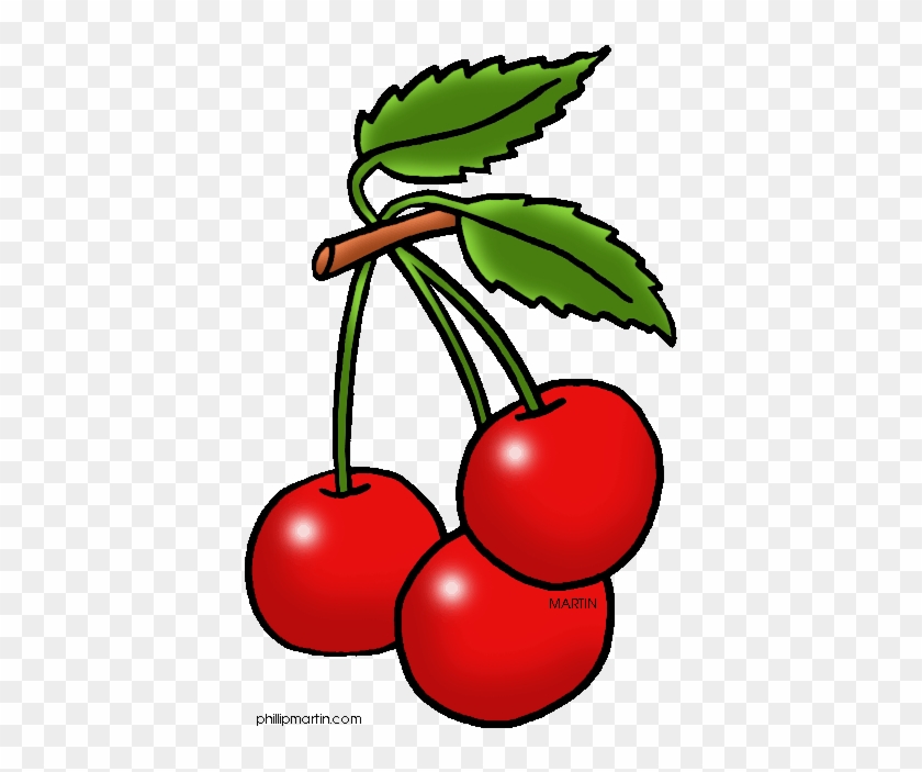 Cherry Tree Clipart Cerry - Cherry Fruit Clip Art #1022004