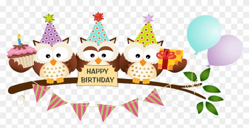 Owl Cartoon Birthday Greeting Card - Owl Cartoon Birthday Greeting Card #1022027