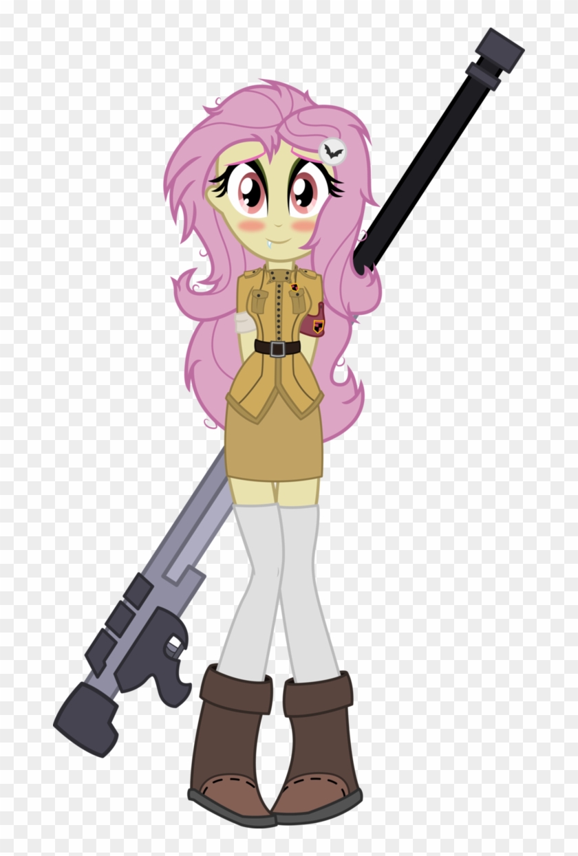 Anti-tank Rifle, Arbmos, Artist - My Little Pony Flutterbat Fan Art #1022031