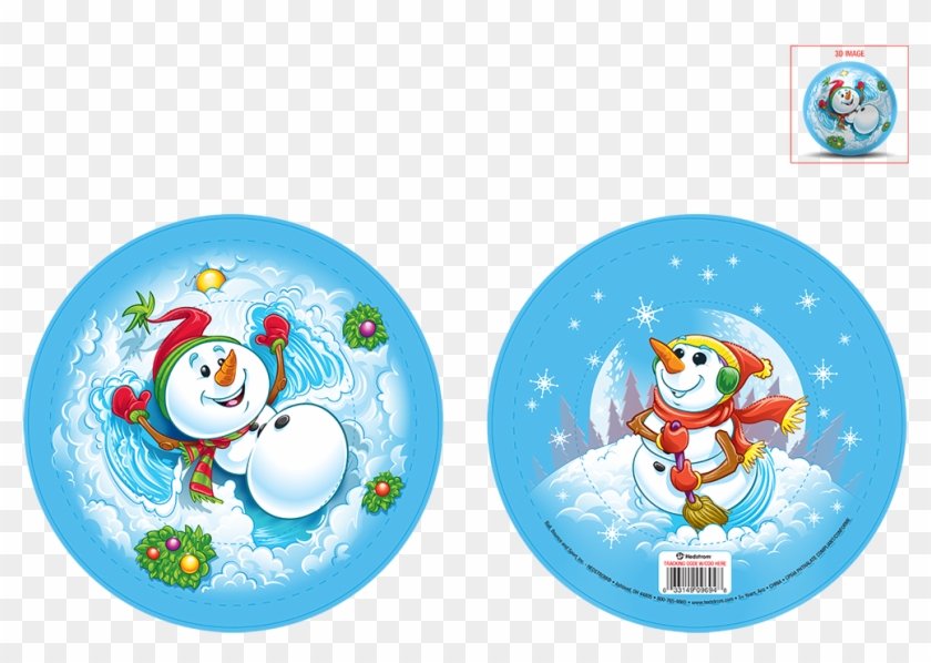 These Full-color Christmas Play Ball Illustrations - Cartoon #1022067