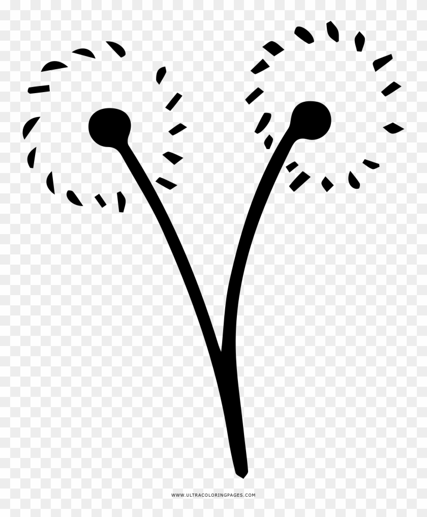 Draw A Dandelion Art S For Kids Coloring Page - Coloring Book #1022106