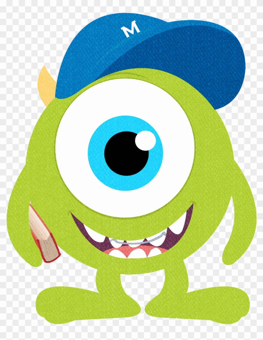 Monsters Clipart Numbers Mike Inc / Monster Clipart - Monstros Sa Baby Png #1022125