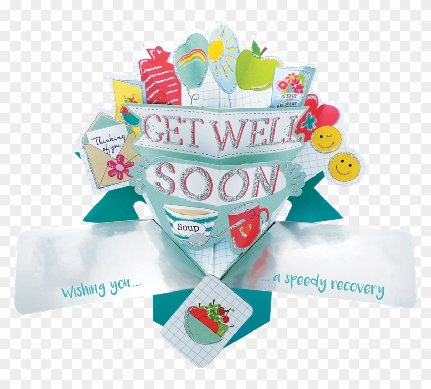 Get Well Soon Pop-up Greeting Card - Second Nature Pop Ups Get Well Soon Pop Up Card #1022134