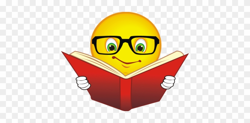 Some Advice That I Would Give To An Incoming 8th Grader - Smiley Face Reading A Book #1022158
