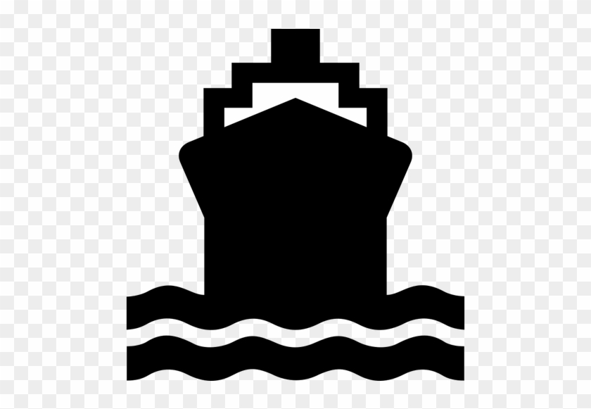 Boat Dock Sign Vector Drawing Public Domain Vectors - Boat Icon #1022190