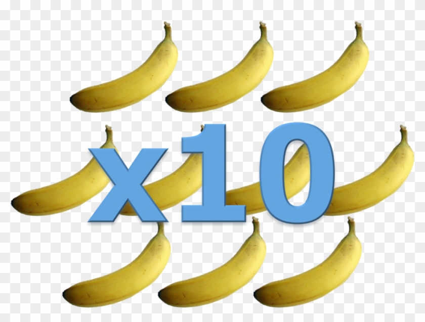 Bananas X10 - Ten Bananas #1022228