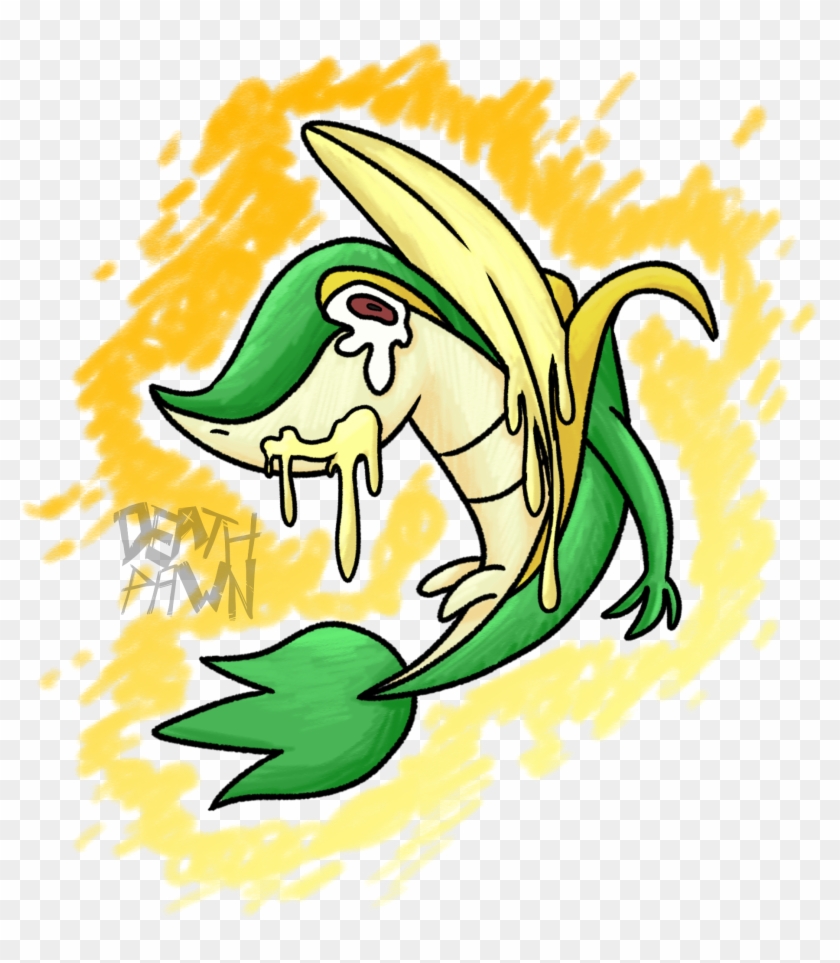 Banana Snivy By Angelica1001 Banana Snivy By Angelica1001 - Snivy Death #1022229