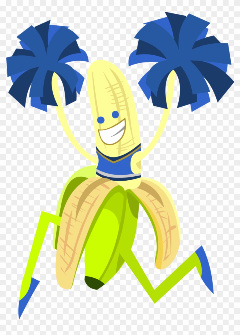 Cheerleading Banana By Ravendark82 Cheerleading Banana - Cheerleading Banana By Ravendark82 Cheerleading Banana #1022266