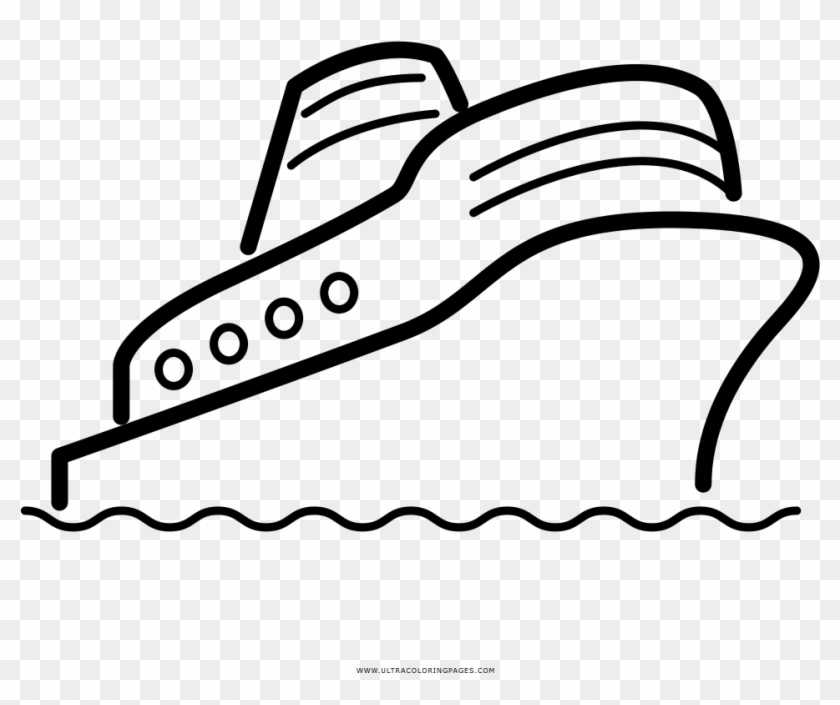 Cruise Ship Coloring Page - Disegno Nave Da Crociera #1022452