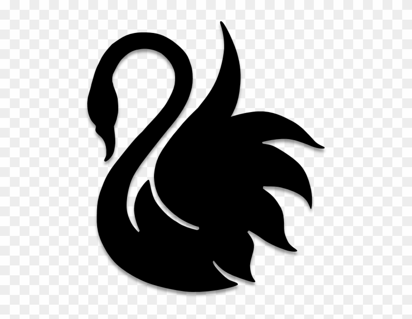 Clip Art - Swan Silhouette #1022509