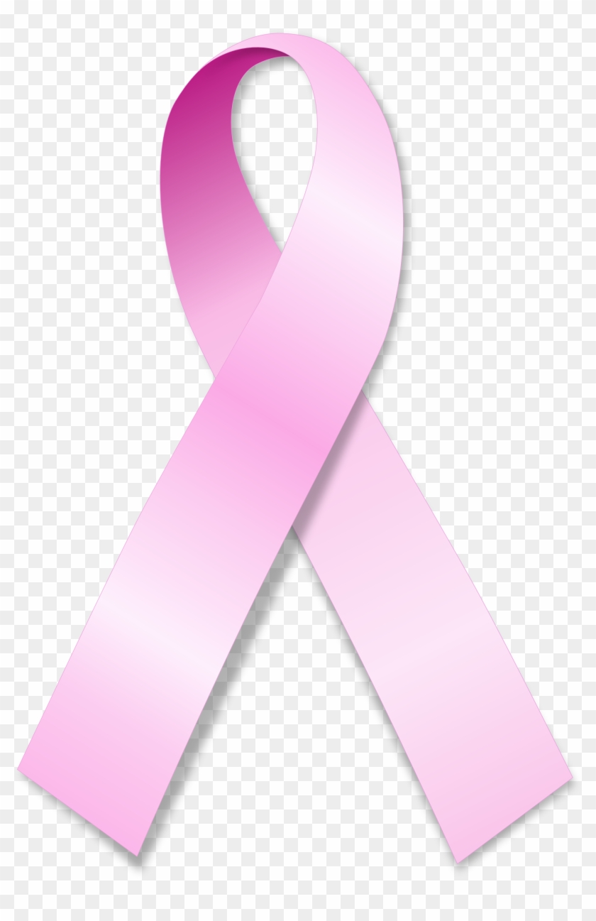Delightful Cancer Awareness Ribbon Clip Art Medium - Breast Cancer Ribbon Transparent Background #1022561
