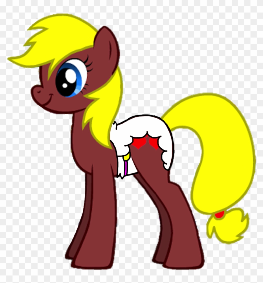 Brownie As A Mlp Character Wearing Diapers By Lunafan88 - Cartoon #1022624