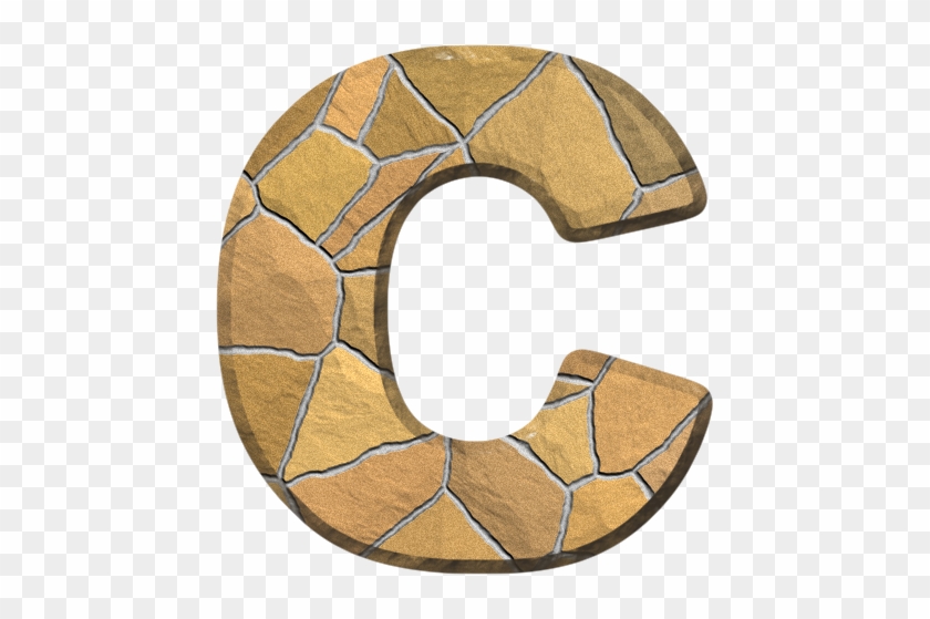 Presentation - Stone Wall Letter C #1022678