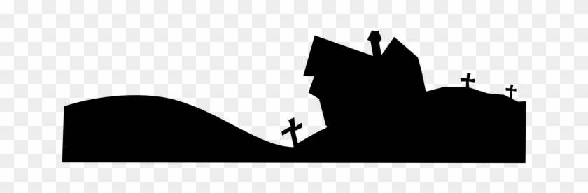 Graveyard, Night, Spooky, Scary - Graveyard Vector Png #1022706