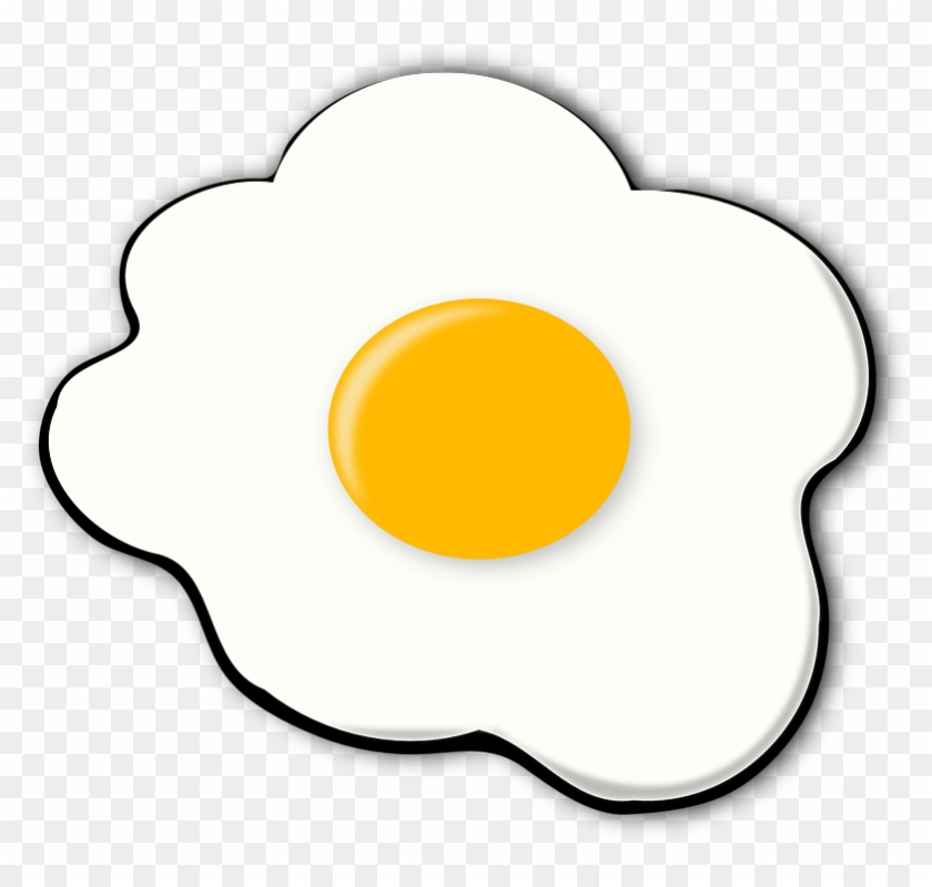 Breakfast Food Clipart 16, Buy Clip Art - Sunny Side Up Egg Clipart #1022712