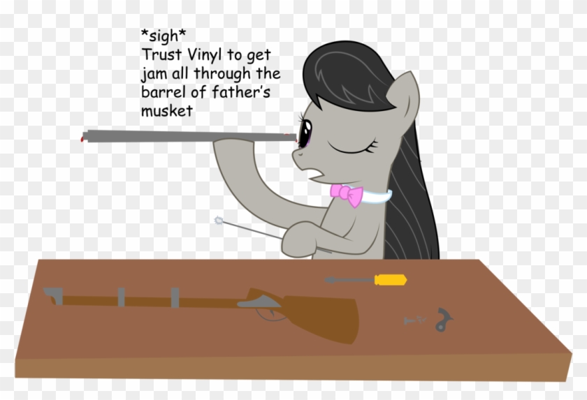 Octavia Cleaning A Musket By Replaymasteroftime - Cartoon #1022727
