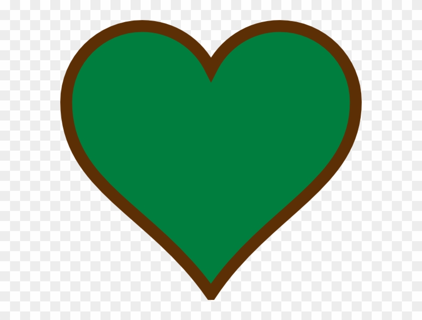 Brown And Green Heart #1022731