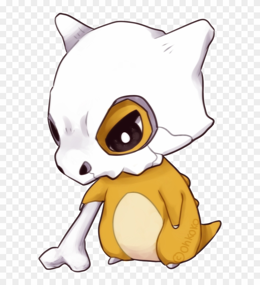 Cubone By Ohkoko On Deviantart - Draw Cubone Pokemon Cute #1022814