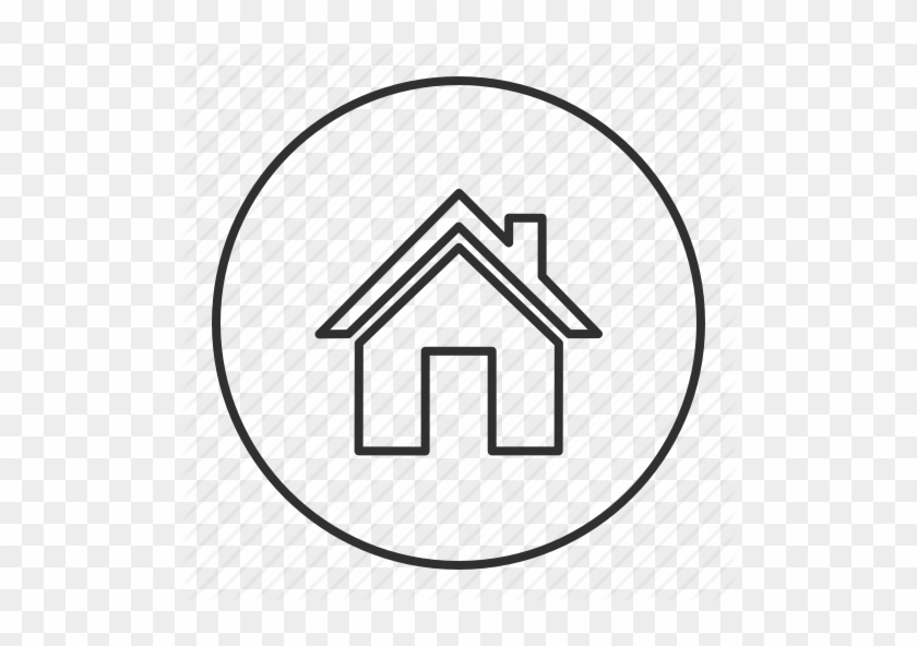 Home Icon Round Png #1022898