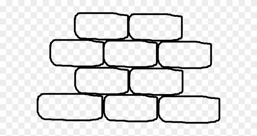 Use These Free Brick Clip Art For Your Personal Projects - Bricks Black And White Clip Art #1022907