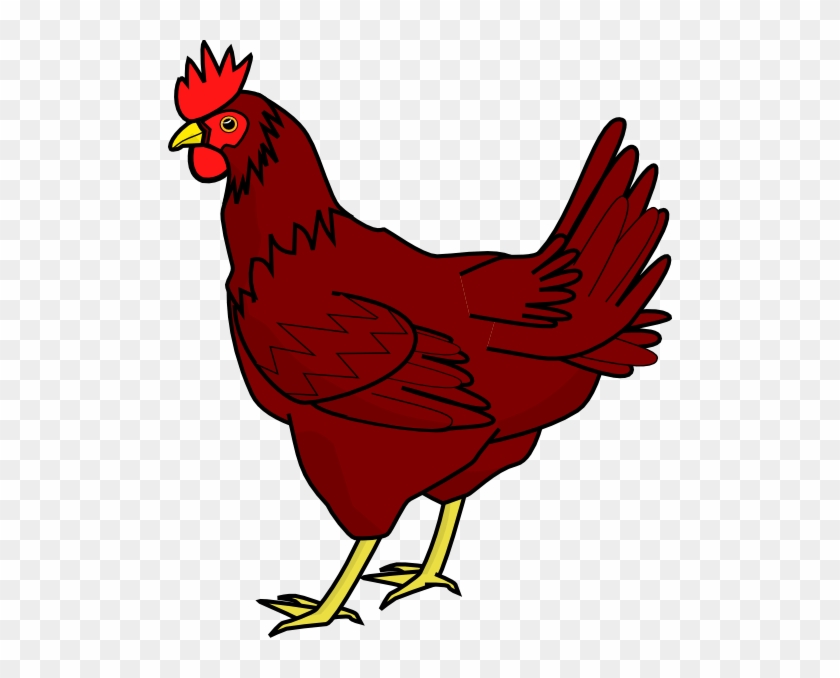 Little Red Hen Clipart - Chicken Clipart #1022916