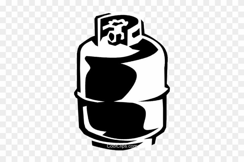 Propane Tank Royalty Free Vector Clip Art Illustration - Propane Tank Clip Art #1022979