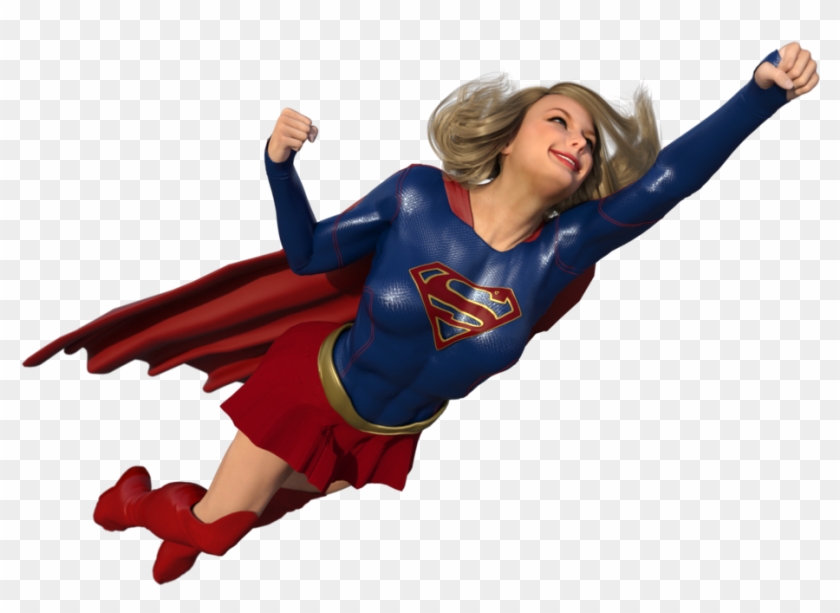 Supergirl In Flight - New York #1023050